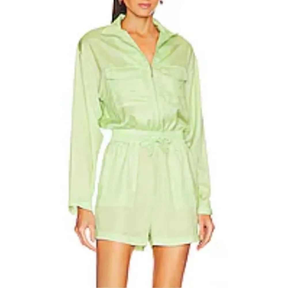 Plush Revolve Green Romper(Size XS)